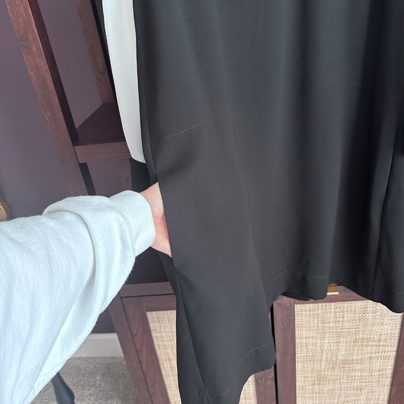 BCBGMaxAzria Black and White Swing Dress with Pockets Size Large - Picture 4 of 7